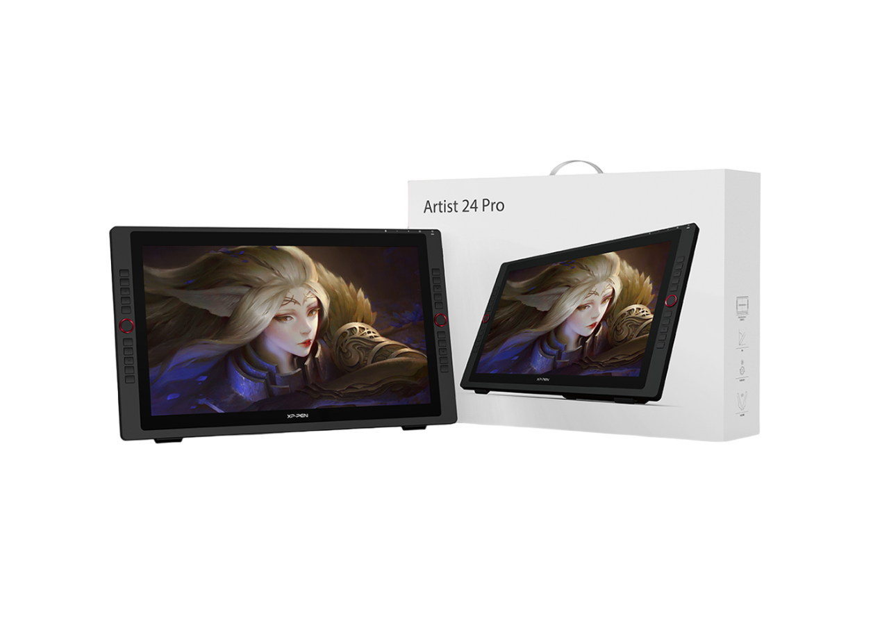 Tableta Grafica Con Pantalla Xp-pen Artist 24 Pro Color Negro 24 pulgadas