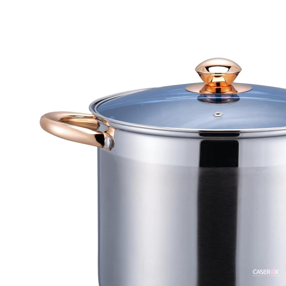 Set 3 Ollas / Vaporeras Acero Inoxidable - YAJAD