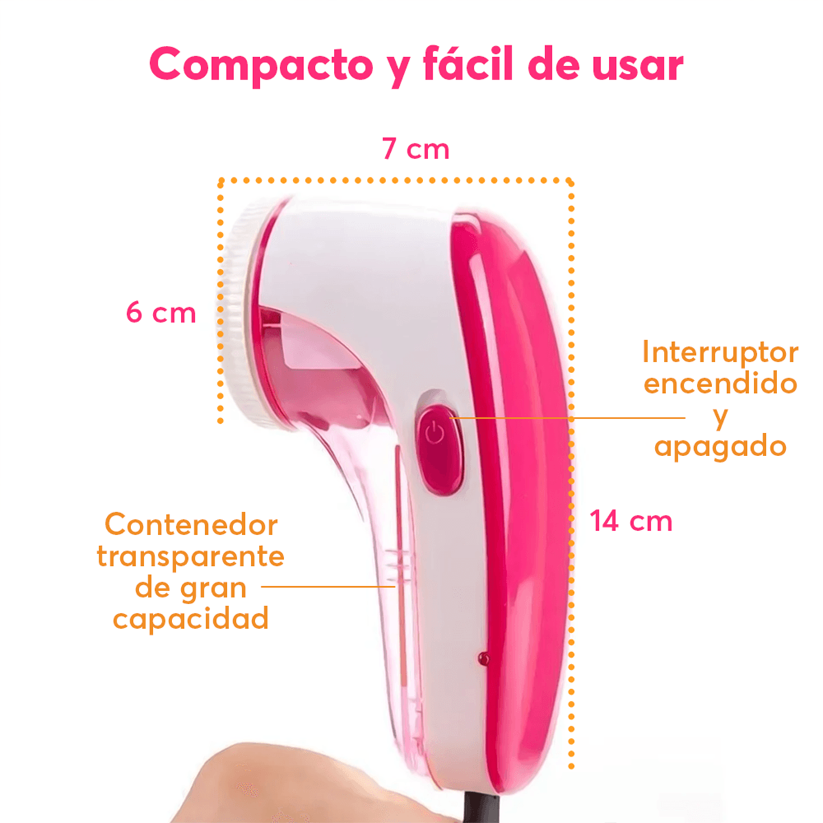 Quita Pelusas Eléctrico Archy Removedor de Pelusas por USB con 3 Cuchillas para Sofás Suéteres Abrigos Tela