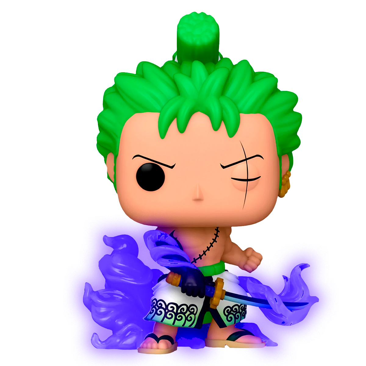 Funko Pop Zoro Enma #1288 Glow One Piece Anime Manga Figura Original