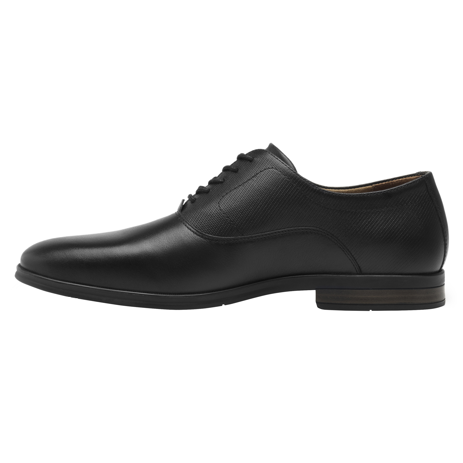 Zapato Negro Oxford Hombre Semi Vestir Flexi 413602 Confort