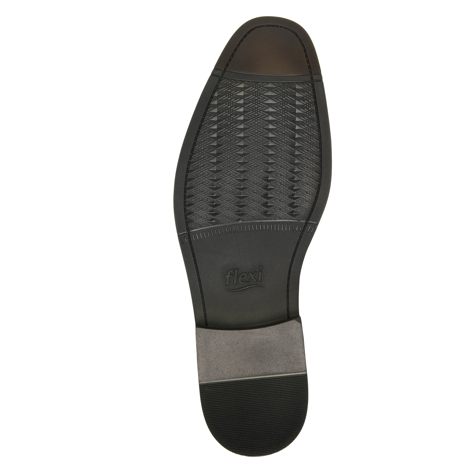 Zapato Negro Oxford Hombre Semi Vestir Flexi 413602 Confort