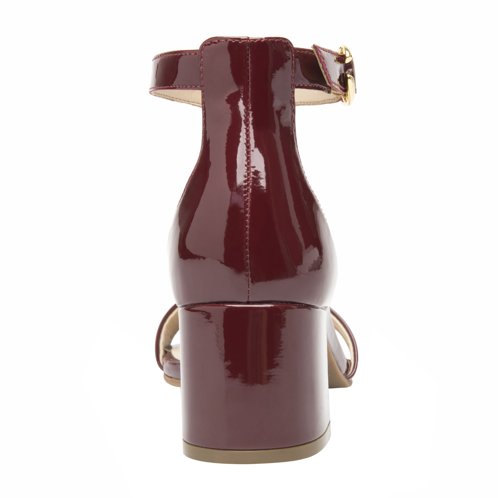 Sandalias Con Tacon Flexi Mujer 106411 Charol Cereza Moderna