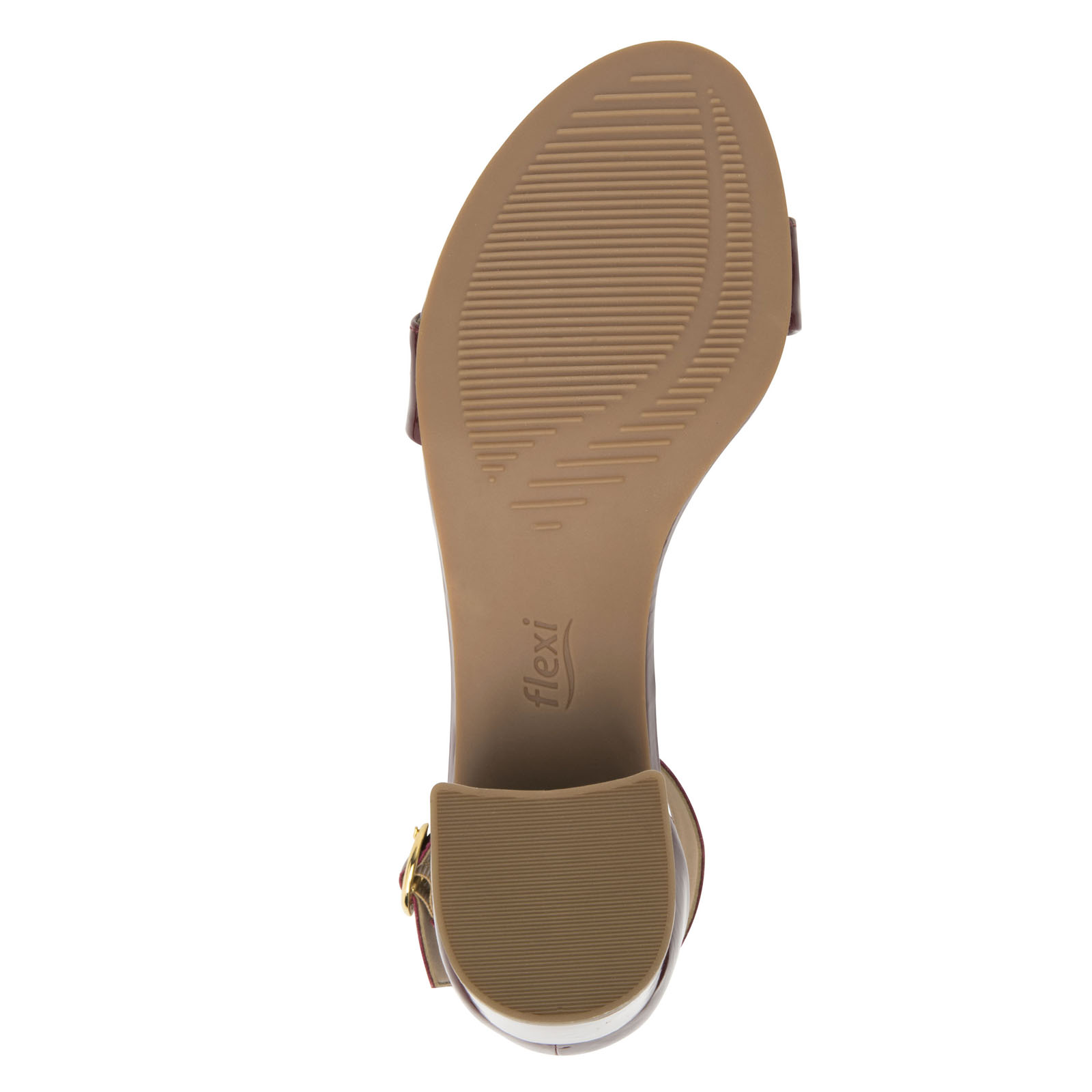 Sandalias Con Tacon Flexi Mujer 106411 Charol Cereza Moderna