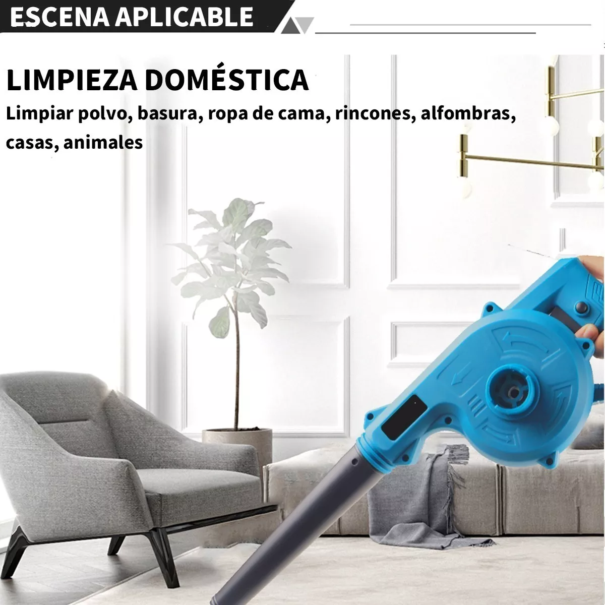 Soplador De Aire inalámbrico Y Recargable