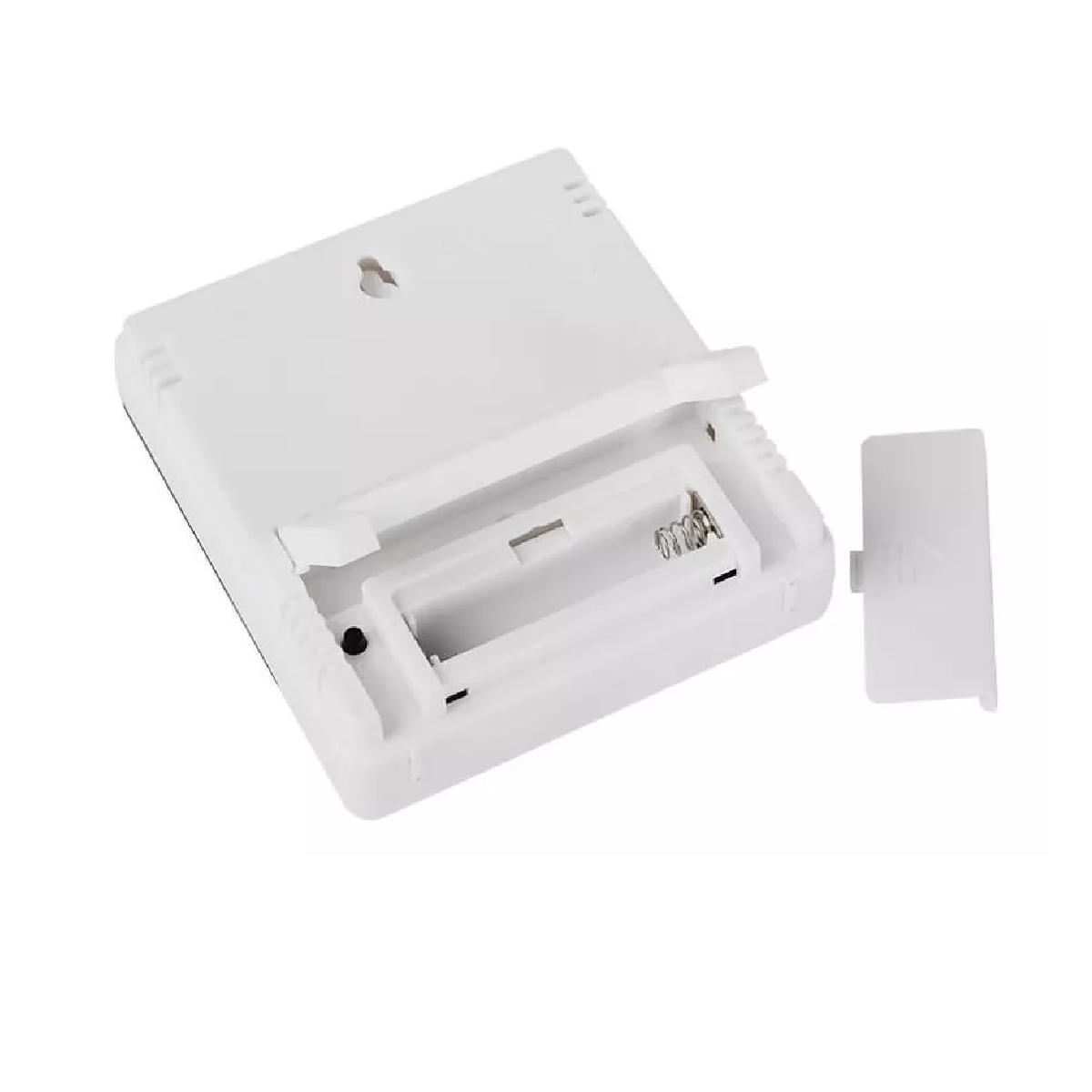 Higrometro Digital Termometro Medidor Humedad Reloj Alarma