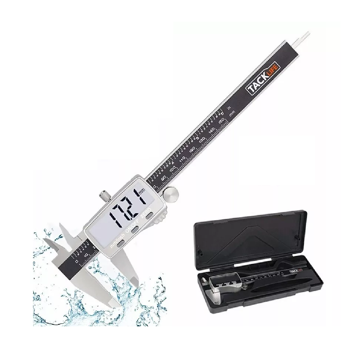 Calibrador Digital De 15cm Precisión 0.01mm Con Pantalla Lcd