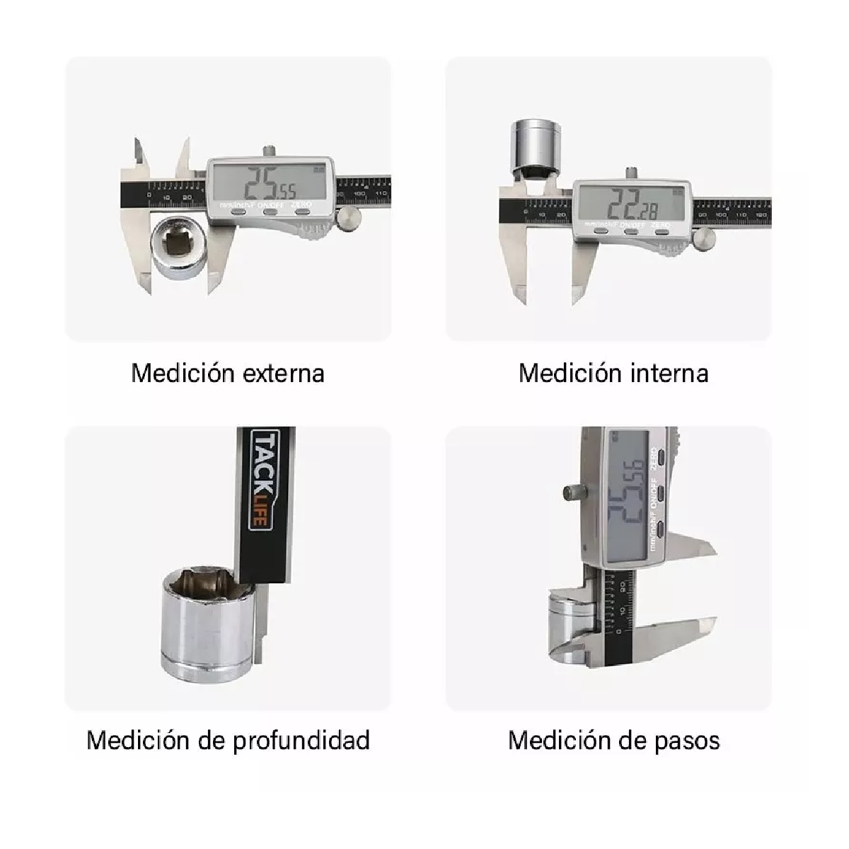 Calibrador Digital De 15cm Precisión 0.01mm Con Pantalla Lcd