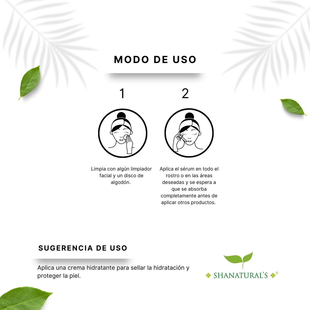 Sérum de Belleza con Ácido Hialurónico 30 ml Shanatural's