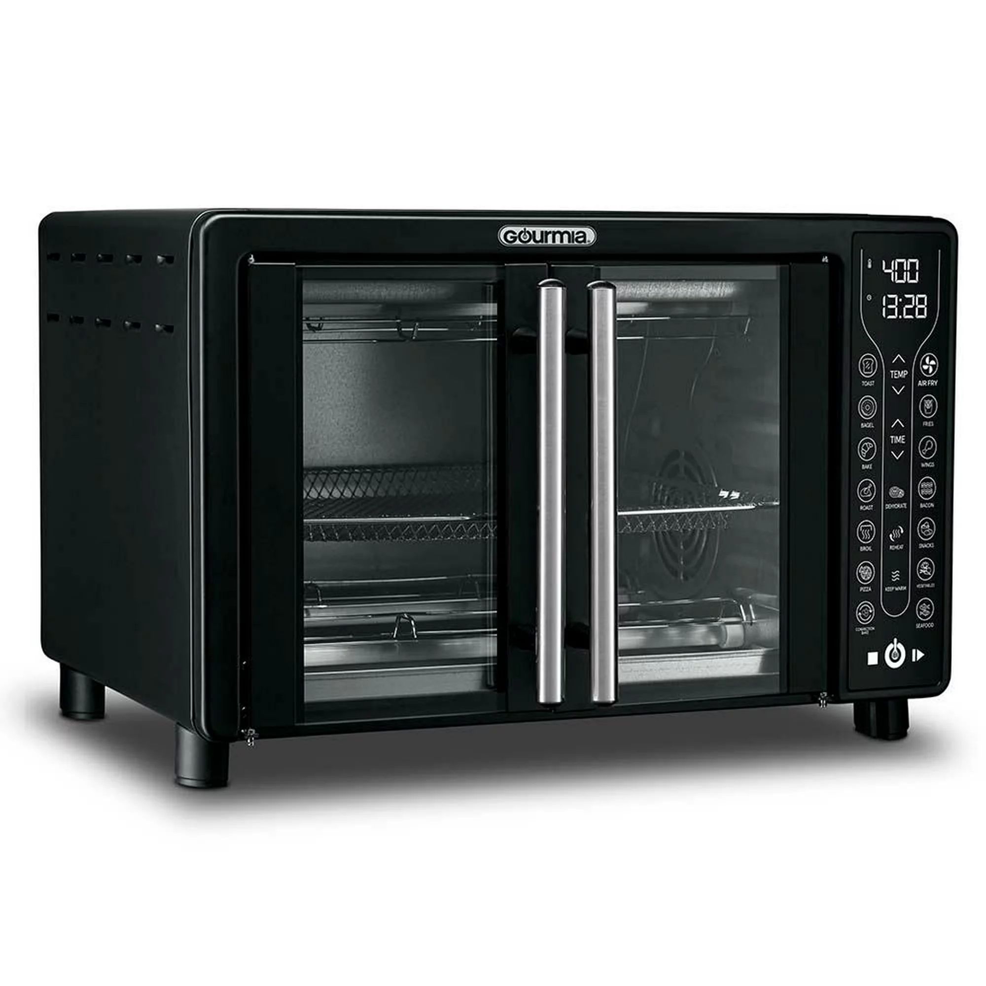 Horno Digital con Freidora de Aire Gourmia 24 Litros Negro