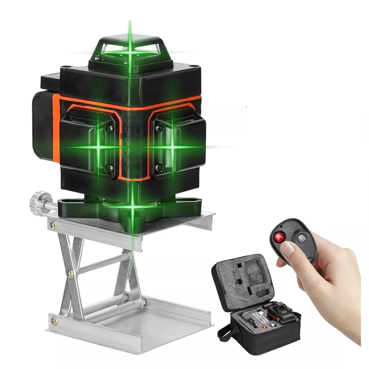 Nivel Láser 360 Grados Autonivelante 16 Líneas 4d Green