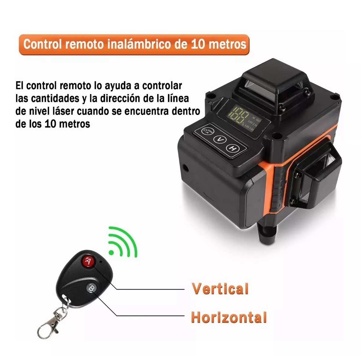 Nivel Láser 360 Grados Autonivelante 16 Líneas 4d Green