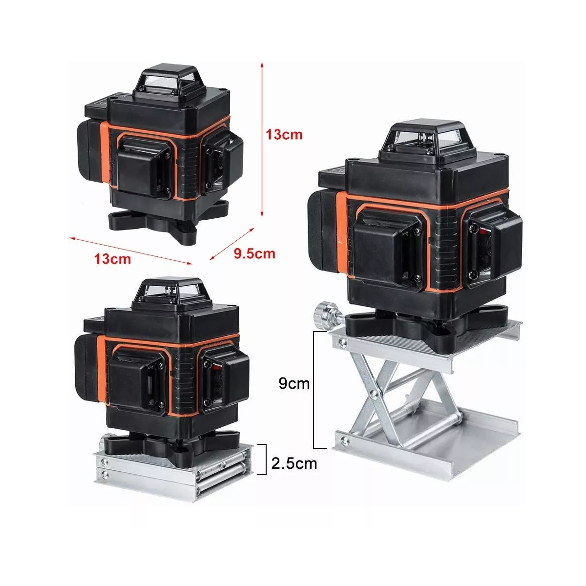 Nivel Láser 360 Grados Autonivelante 16 Líneas 4d Green