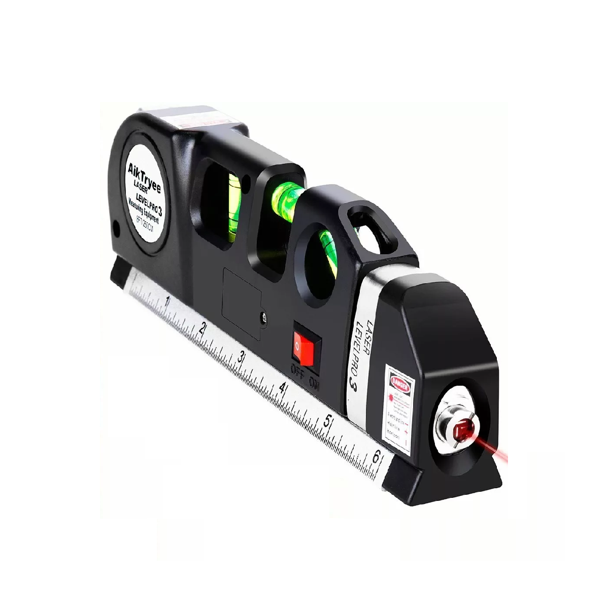 Nivel Laser Nivel Burbuja 3 Modos Flexometro De 5m