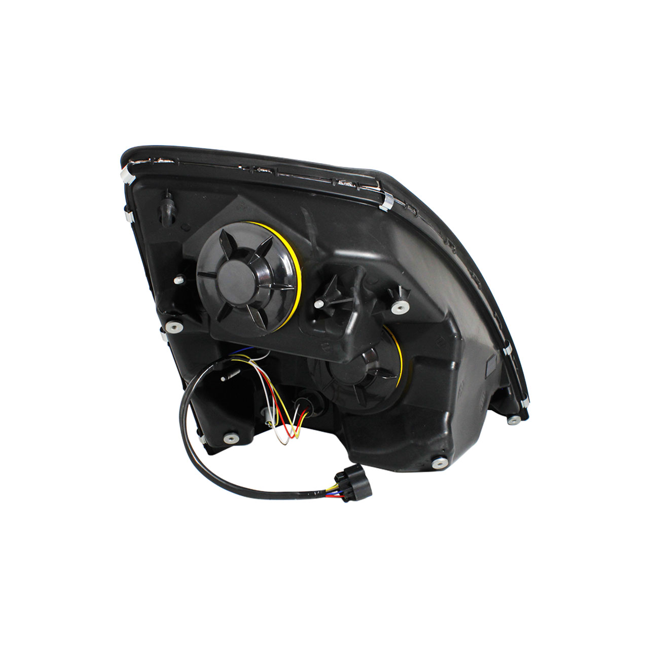 Par Faro Unidad Volvo Vnl Performance Lupa Y Led Negro 04-18