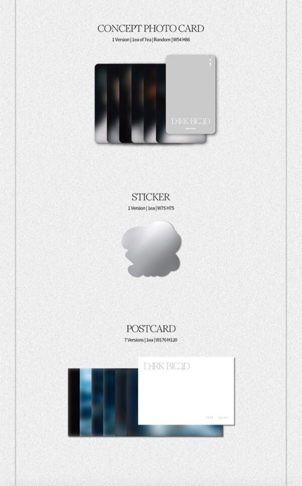 Enhypen DARK BLOOD ENGENE Ver. Random