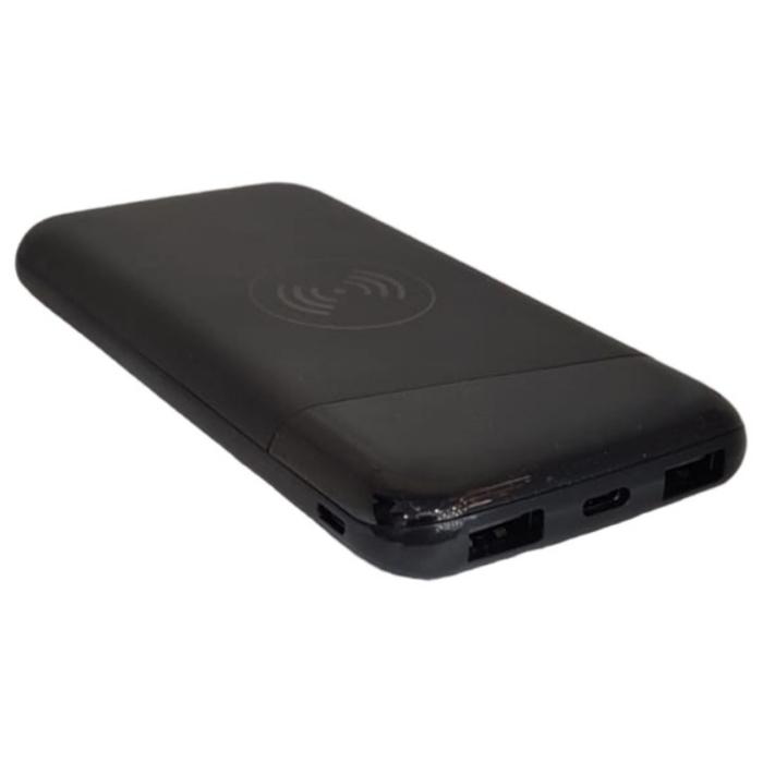 Cargador Inalámbrico Qi MXQPP-001-5 30000Mah Negro Salida Qi Inalámbrica, 1xUSB 2 Entrada USB Tipo C Cable USB Incluido, Qi PowerPro