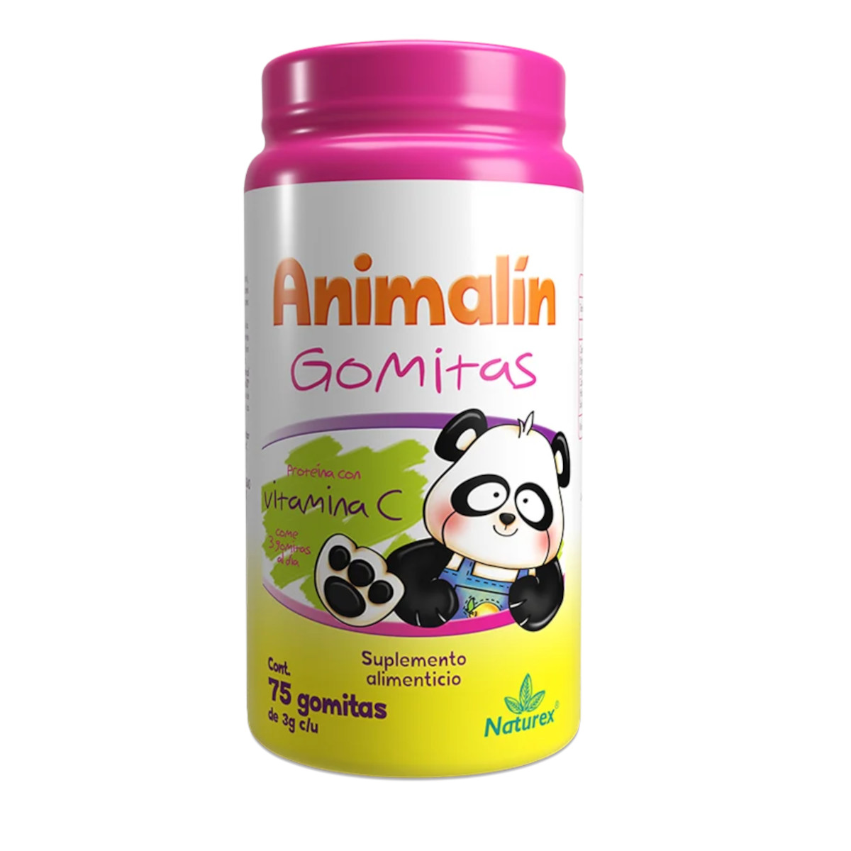 Animalin Gomitas: Suplemento con Proteína y Vitamina C en Forma de Deliciosas Gomitas - 75 Gomitas