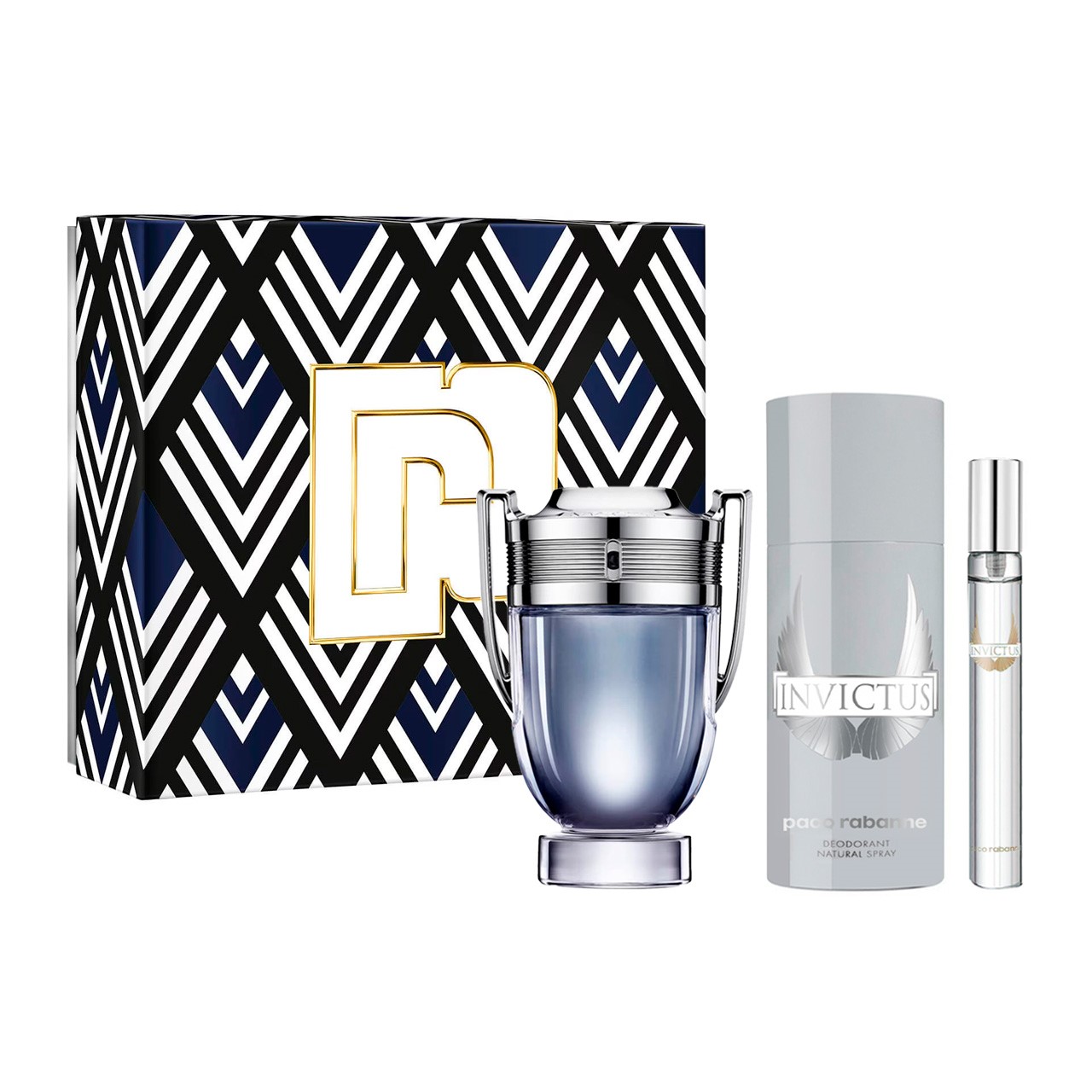 Estuche perfume  Invictus 3 pzs Hombre