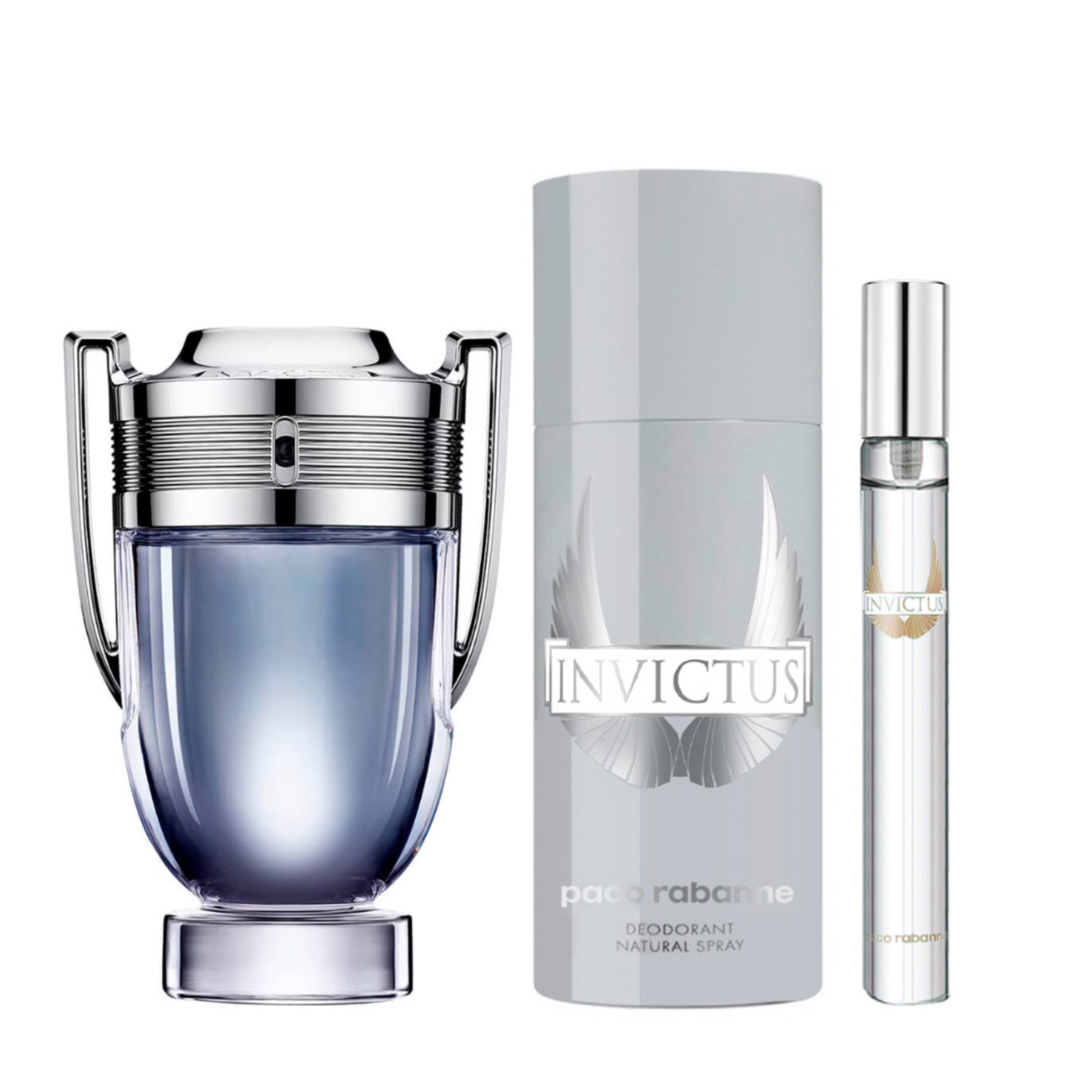Estuche perfume  Invictus 3 pzs Hombre