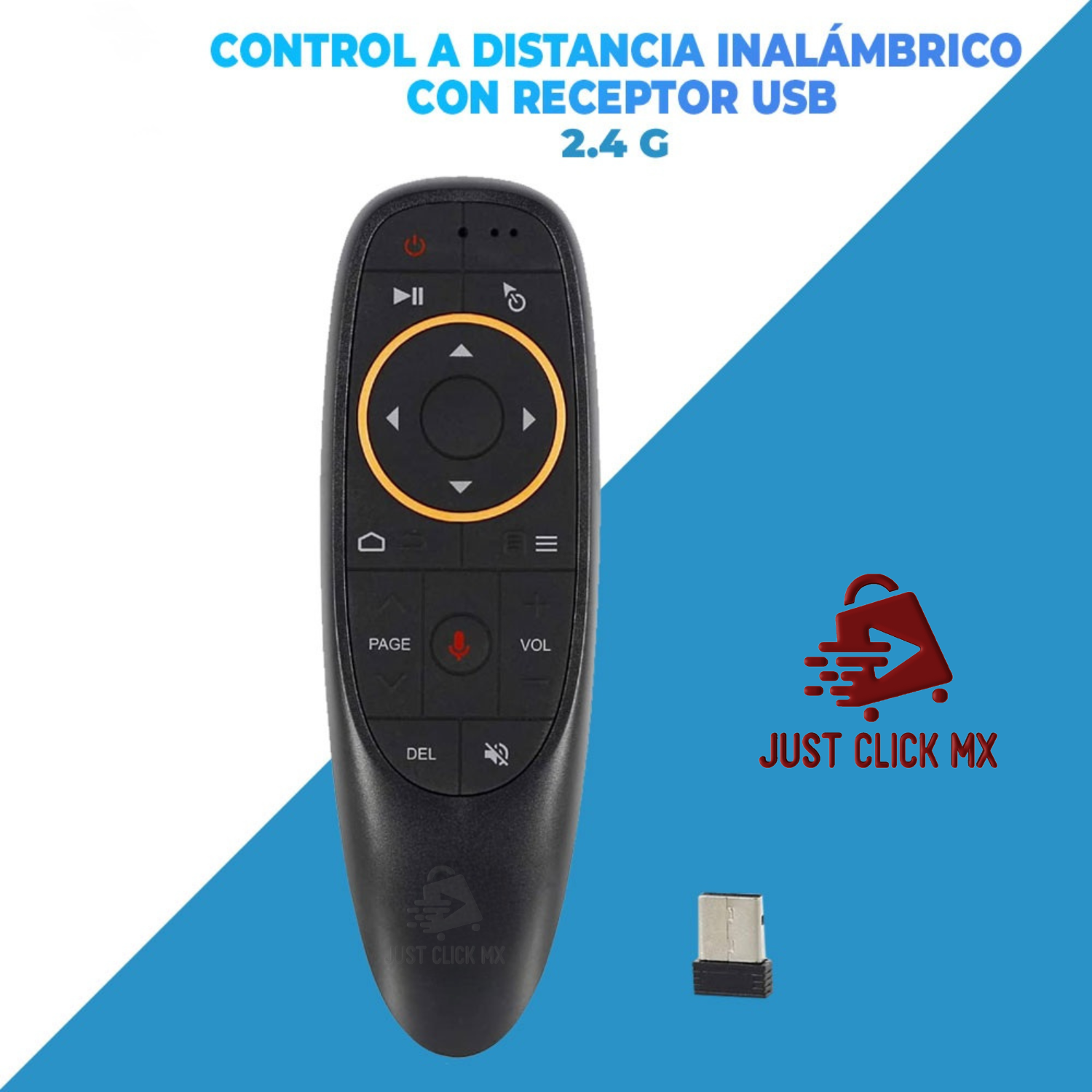 Control remoto con discount mouse