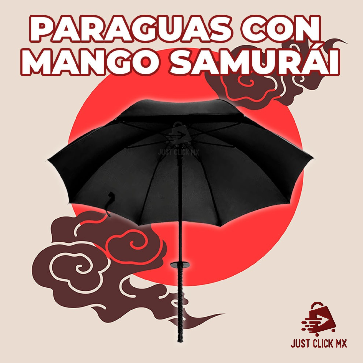 Paraguas Grande Katana Samurai