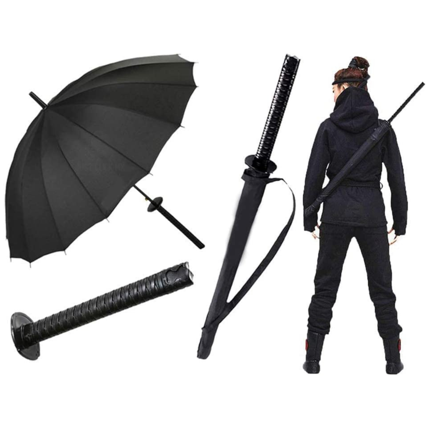 Paraguas Grande Katana Samurai