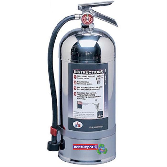 Extintor para Cocina Portatil MXBCK-002-14 Clase K Tipo Químico Húmedo Acetato de Potasio 10Lts, BadCrom K