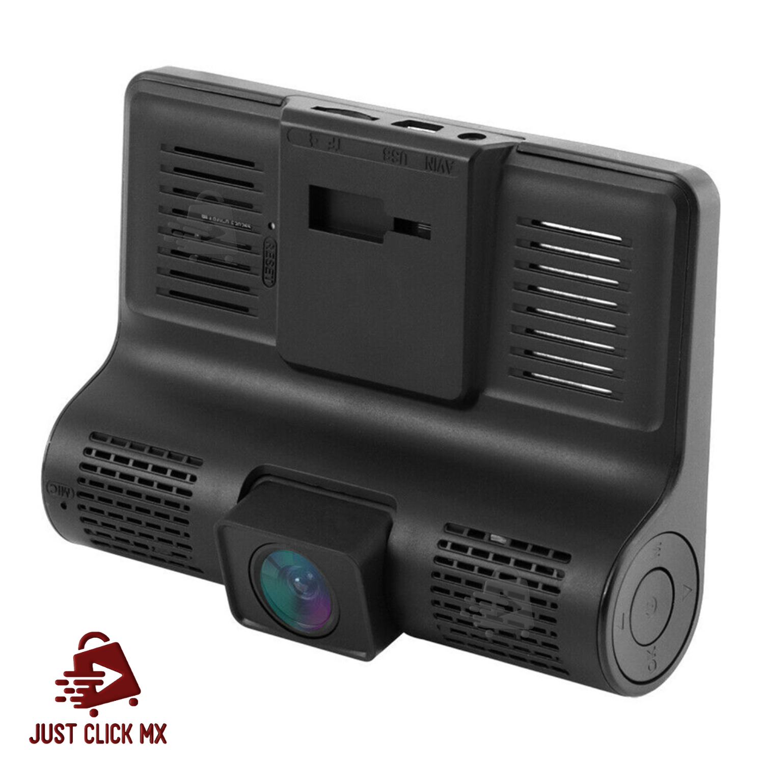 Cámara De Auto DVR 3 En 1 Frontal Interior y Reversa