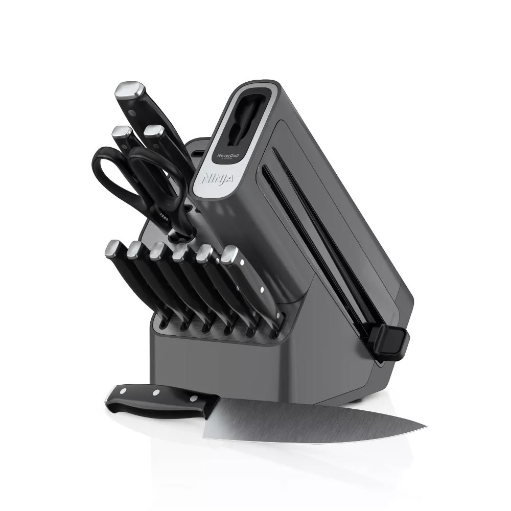 Juego De Cuchillos Ninja Foodi Never Dull K12012 - Negro