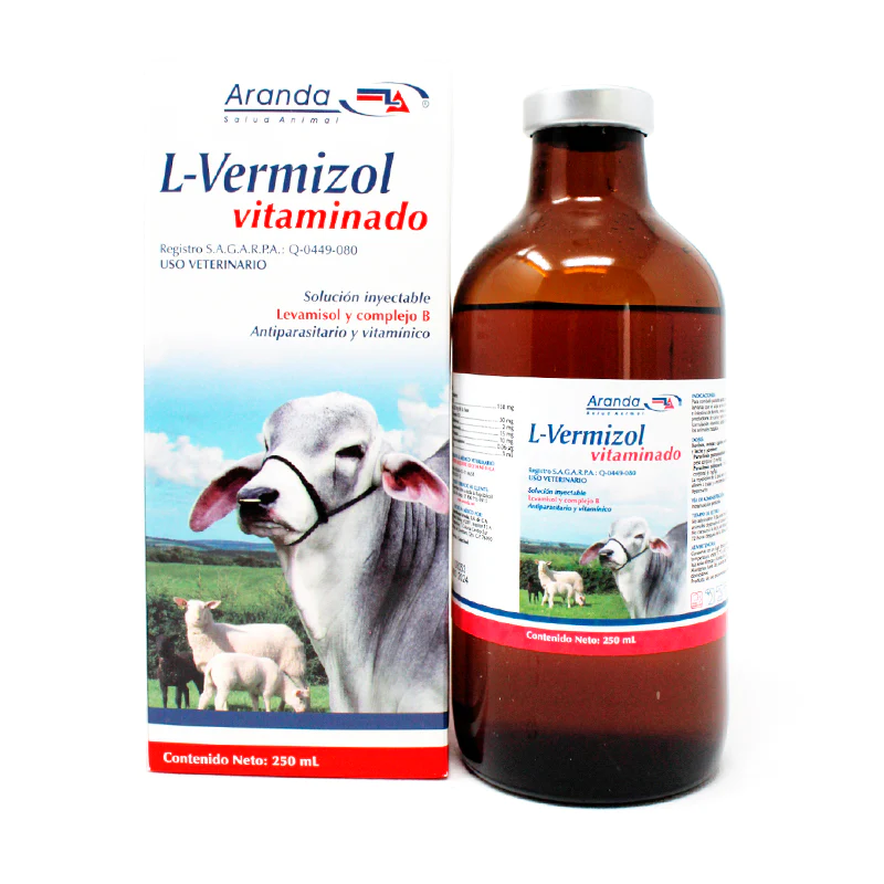 Antiparasitario Y Vitaminico L Vermizol Vitaminado 250ml