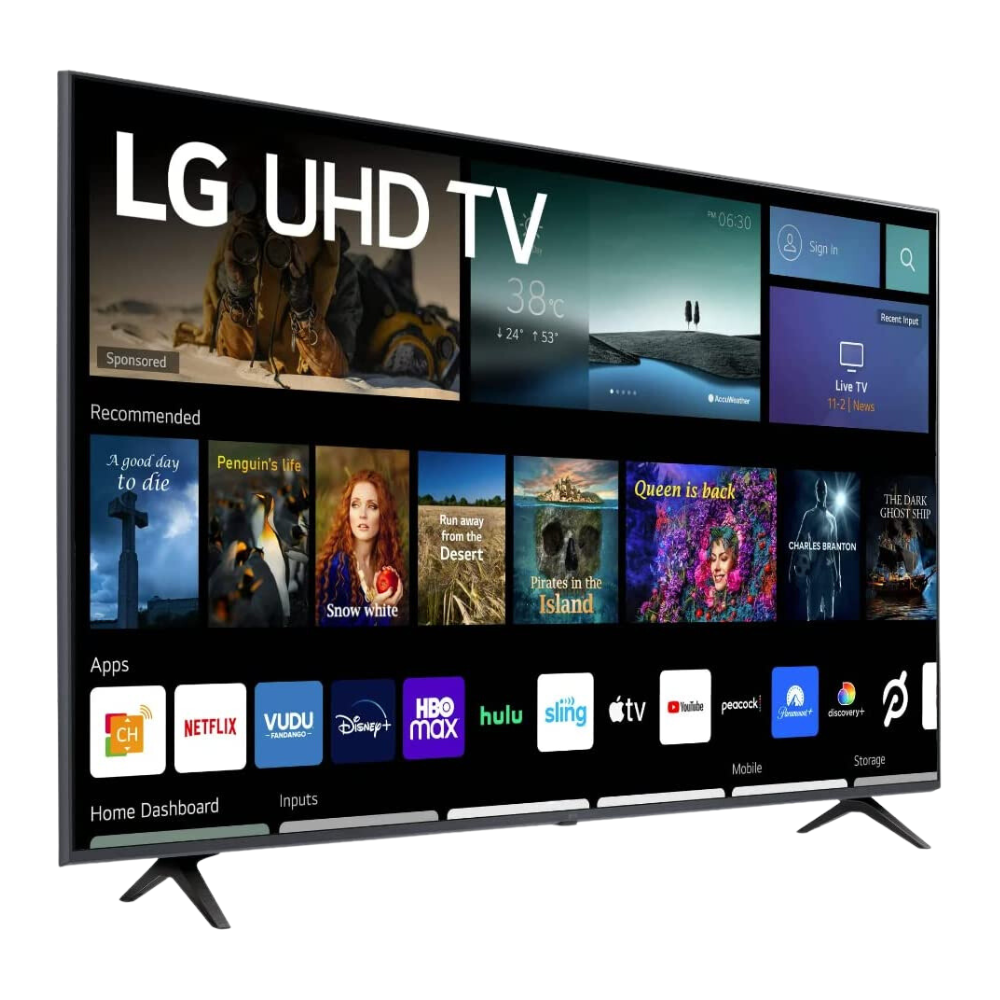 Smart TV LG 65UQ7070 LED 4K UHD webOS Bluetooth ThinQ AI 82W 120V