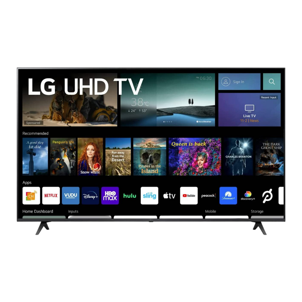 Smart TV LG 65UQ7070 LED 4K UHD webOS Bluetooth ThinQ AI 82W 120V