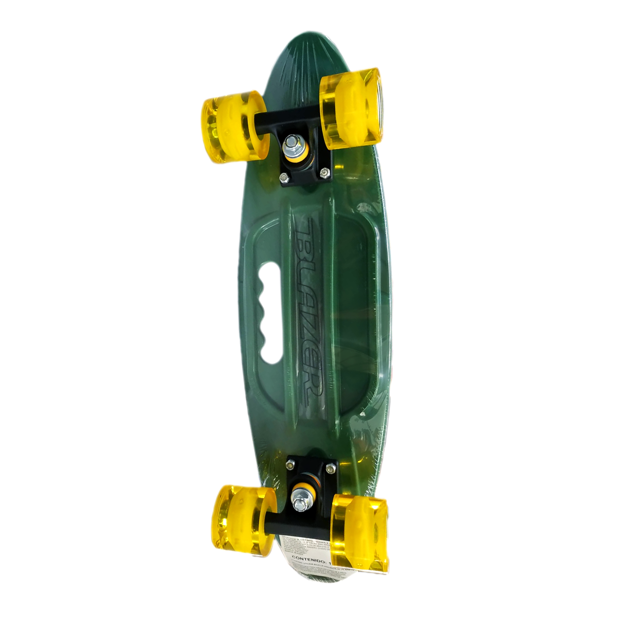Patineta Cruiser Portatil Tipo Penny Llantas Luz Led Zombie