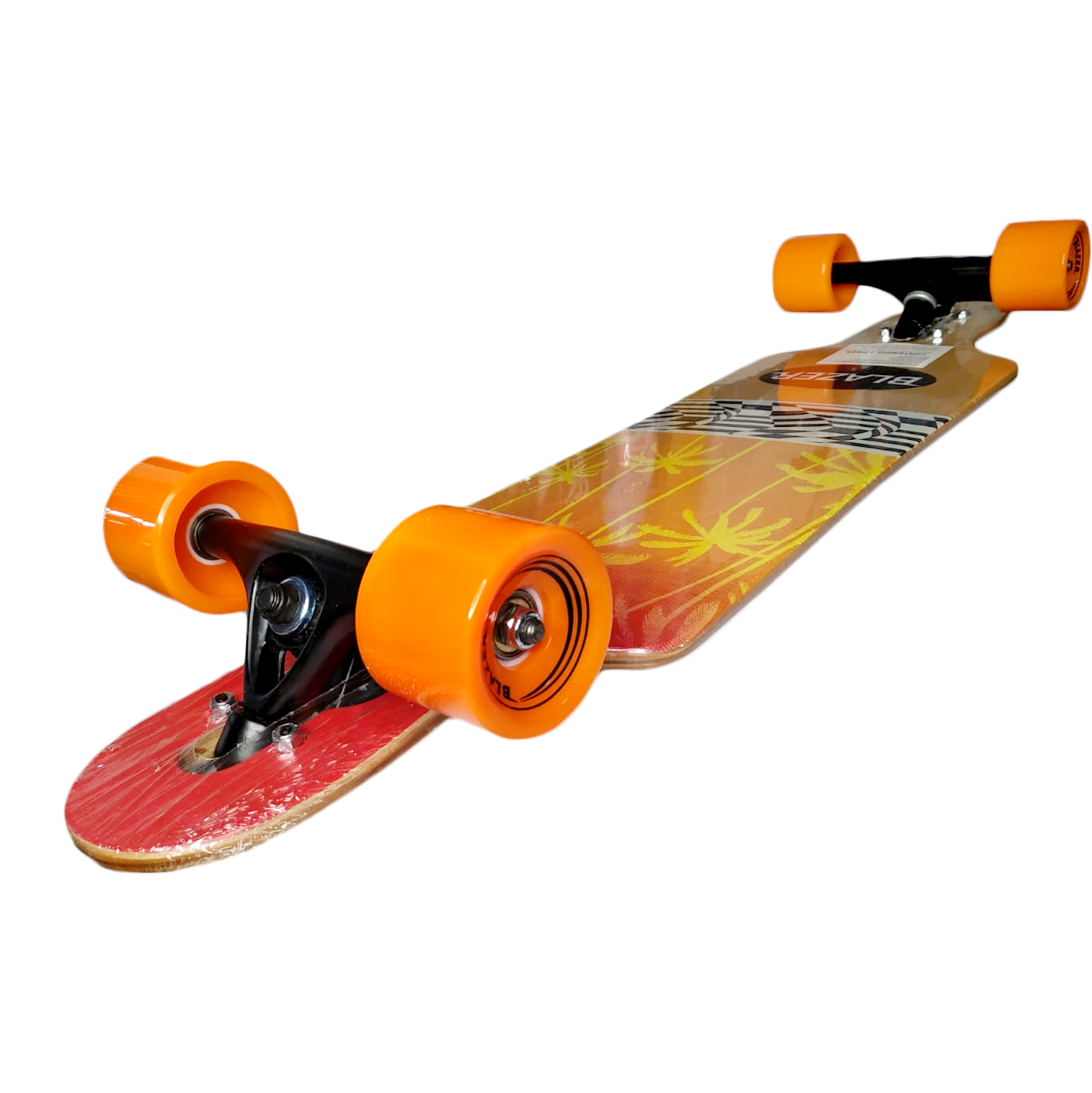 Longboard Cruiser Semiprofesional Freeride Madera Maple Roja