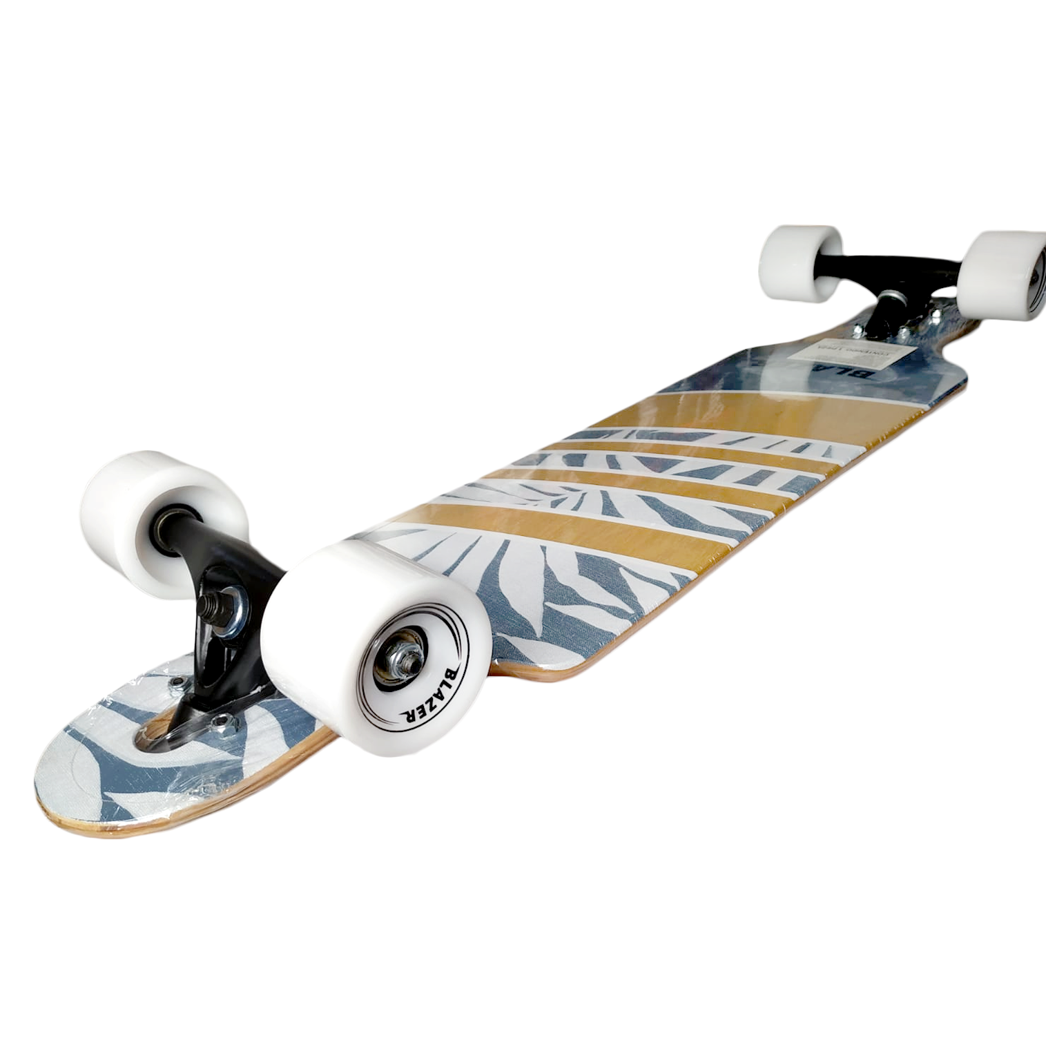 Longboard Cruiser Semiprofesional Freeride Madera Maple Gris