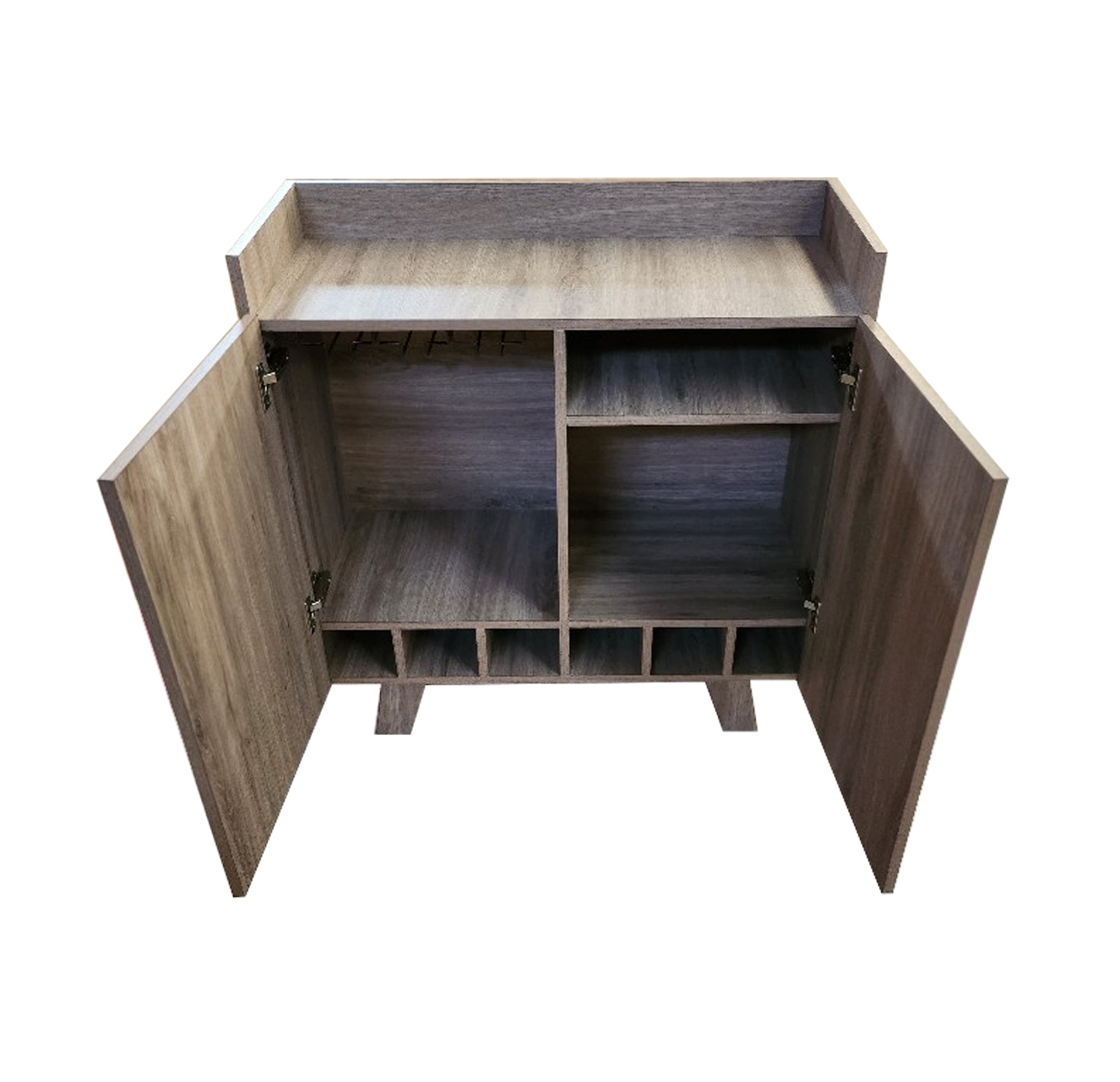 Minibar tipo roble, mini bar, cava, cantina, cantinita, bar, servibar, servi bar, mueble de bar, organizador, organización, vino, vinos, licores, hielera cavita multiusos funcional, moderno, sala, cocina, hogar.