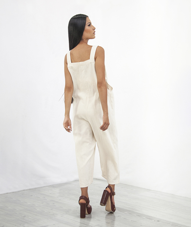 Jumper de dama A ÁNGELOZANO Overol de manta Algodón con detalle artesanal AL-W23