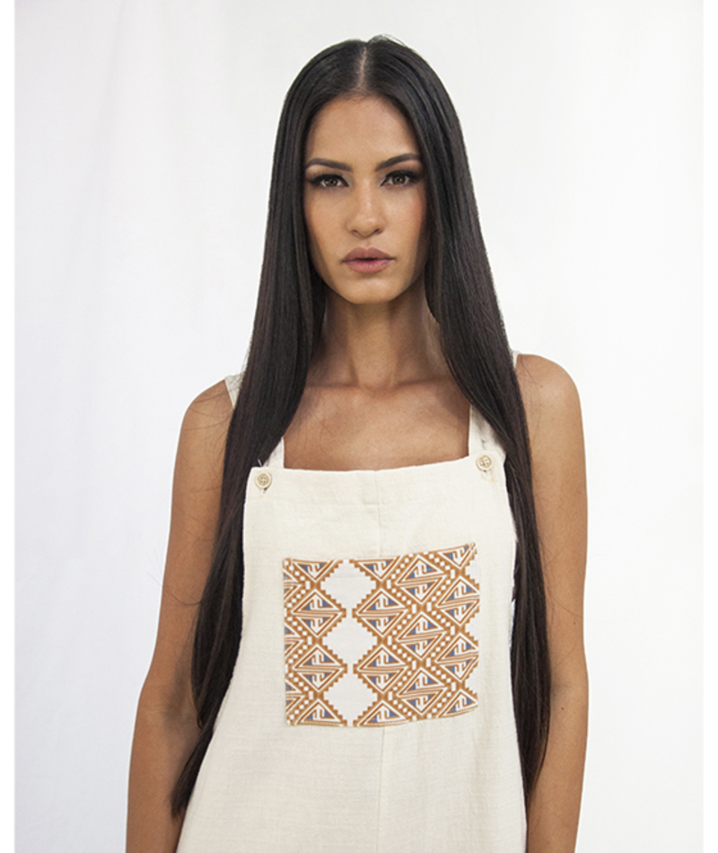 Jumper de dama A ÁNGELOZANO Overol de manta Algodón con detalle artesanal AL-W23