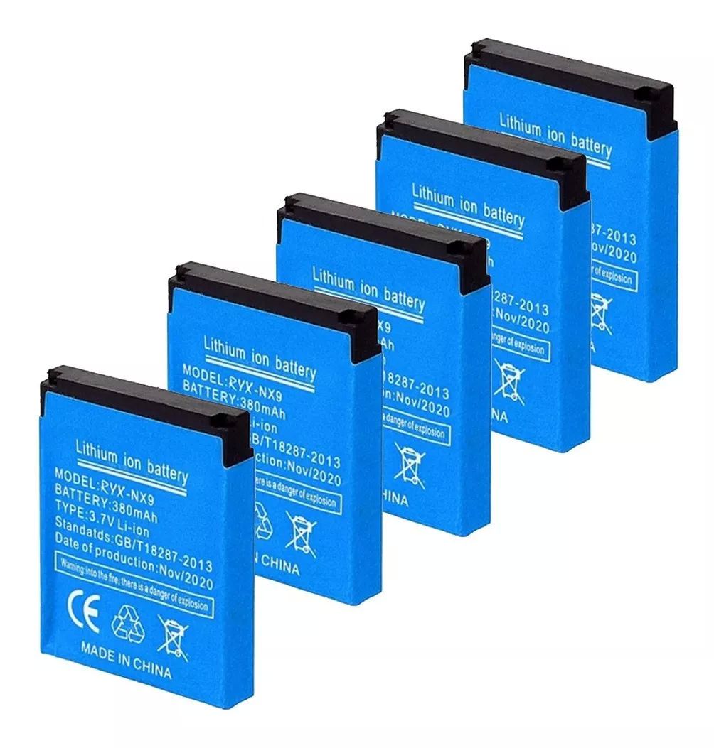 Batería Para Smartwatch Pila Paquete de 5 para Dz09 Q18 A1 Gt08 V8