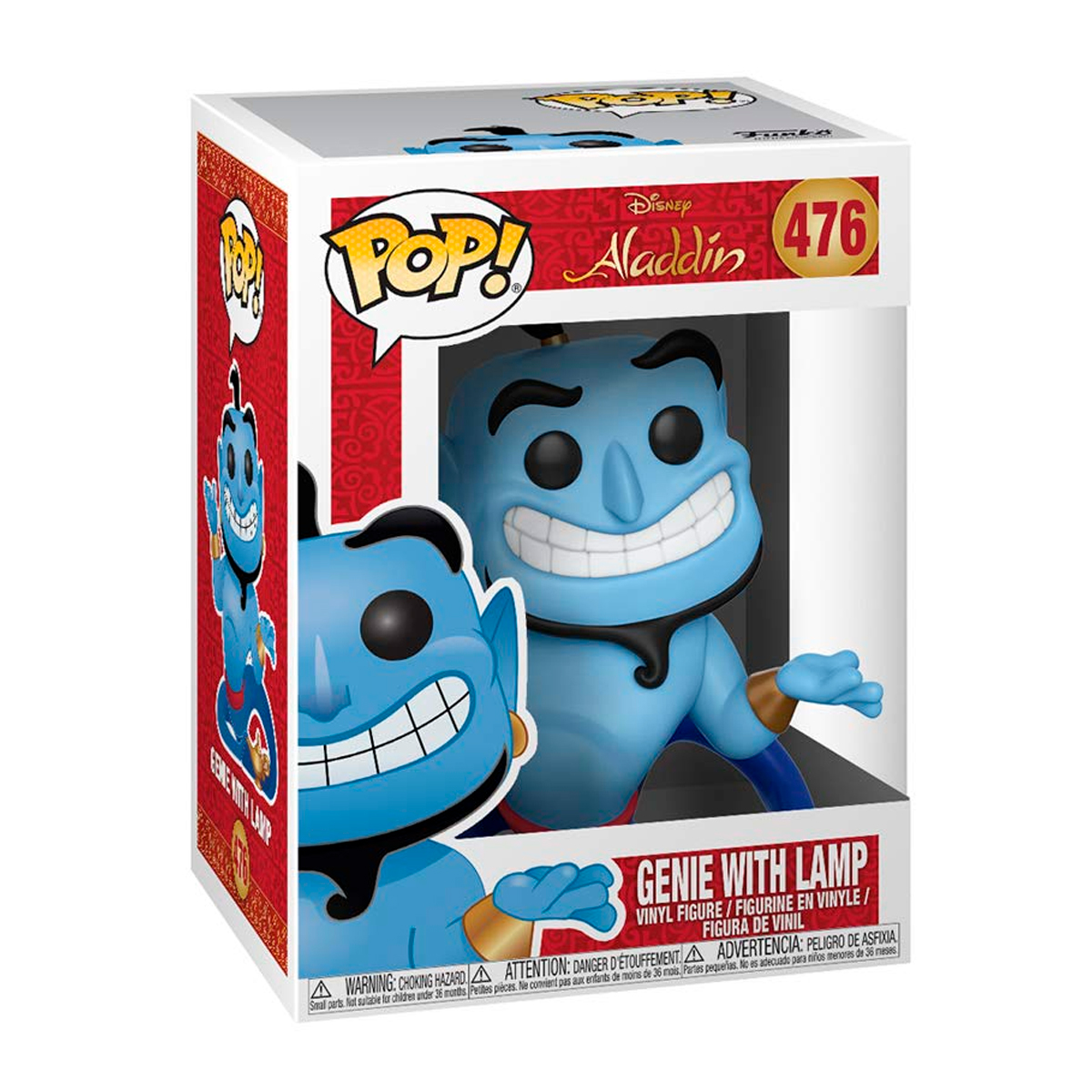 Figura Funko Pop Genio con Lampara # 476 Aladdin Disney