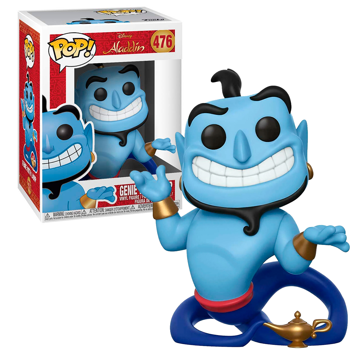 Figura Funko Pop Genio con Lampara # 476 Aladdin Disney