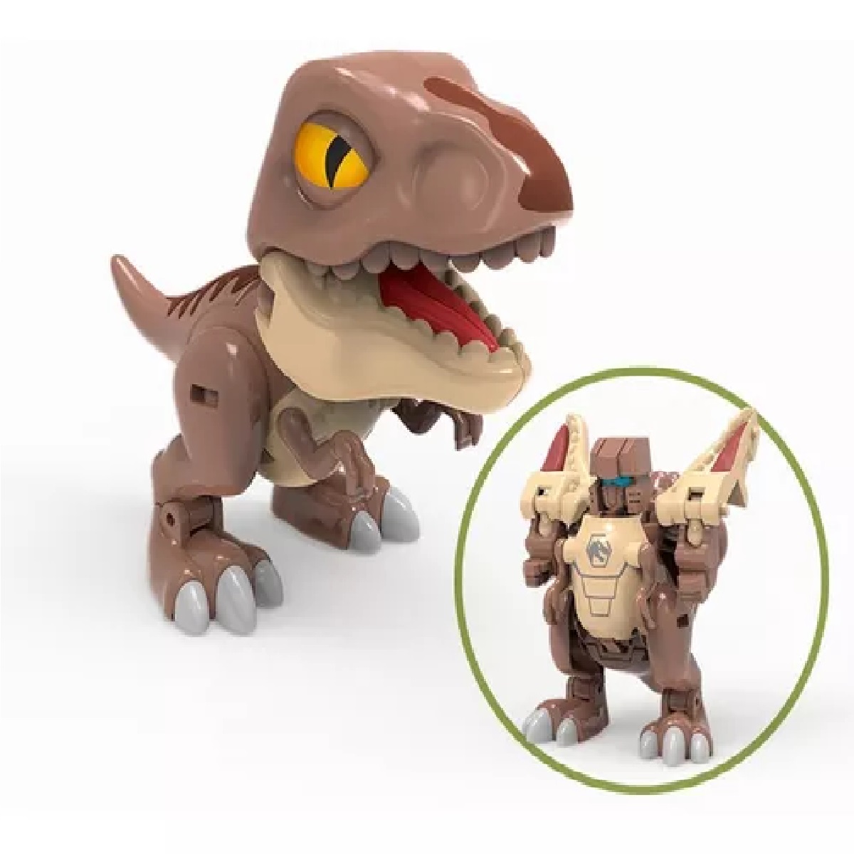 Juguetes Para Niños Jurassic Dinosaurios T-Rex Café