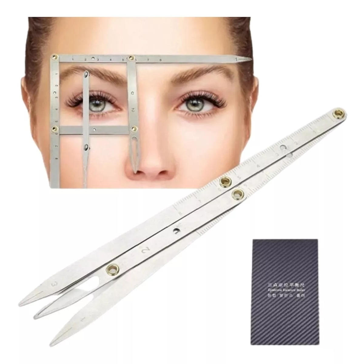 Regla Divisora Microblading Compas Diseño De Cejas Perfectas