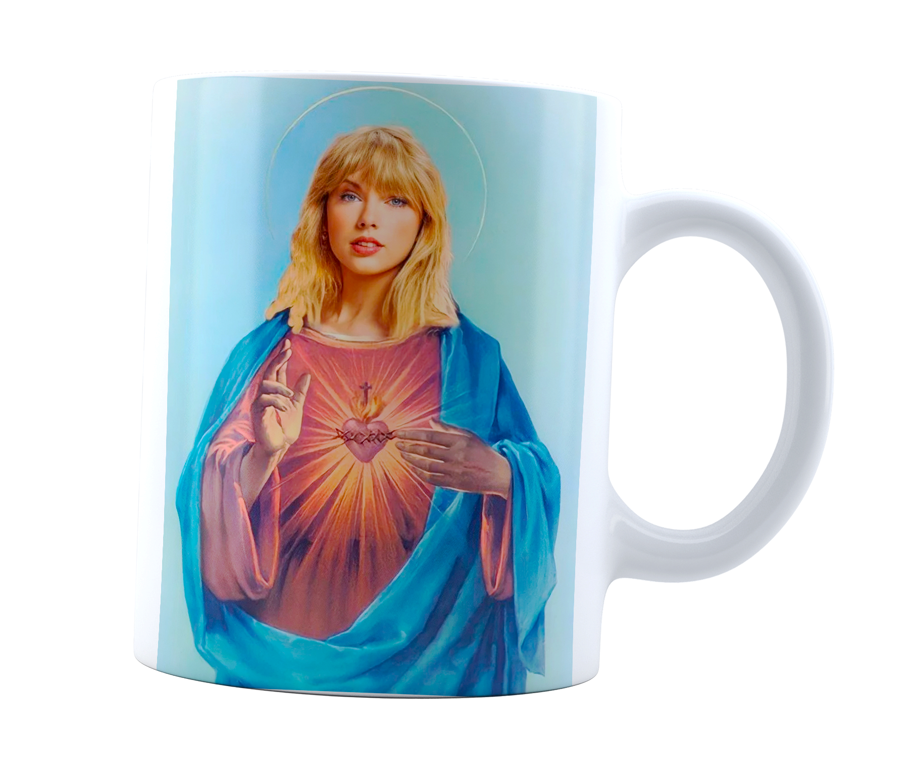 Taza Santa Patrona Taylor | Meme Swifties Imagen Divertida | Para Café o té