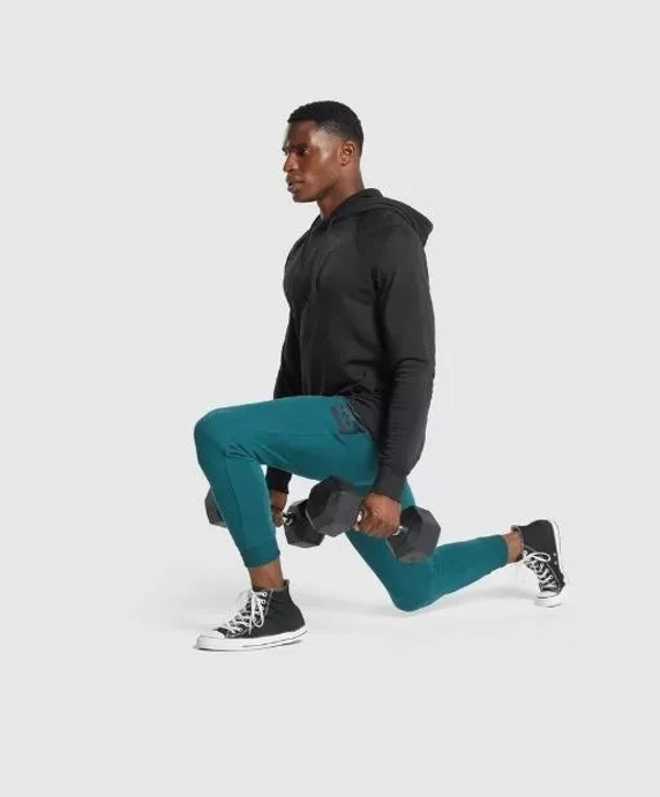 Sudadera Hombre Bold Hoodie Gymshark Original Negro.