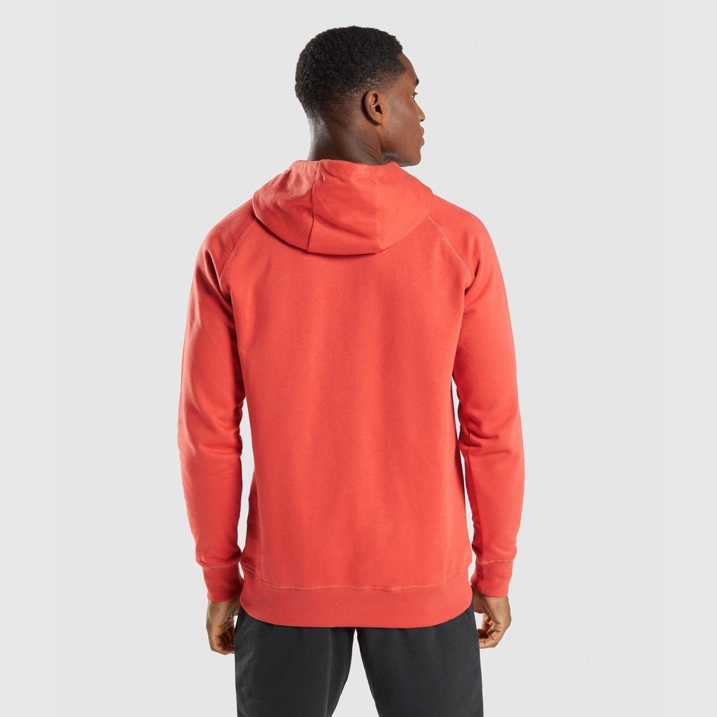 Sudadera Para Hombre Con Capucha Gymshark Rojo