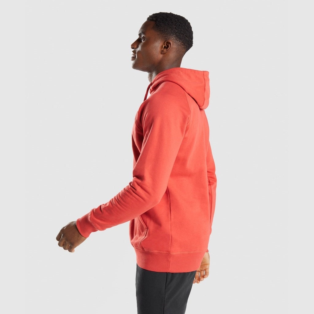 Sudadera Para Hombre Con Capucha Gymshark Rojo