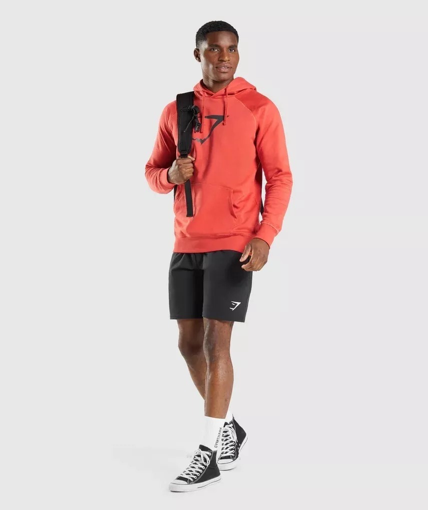 Sudadera Para Hombre Con Capucha Gymshark Rojo