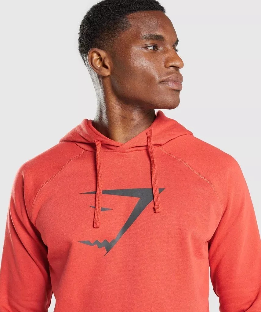 Sudadera Para Hombre Con Capucha Gymshark Rojo